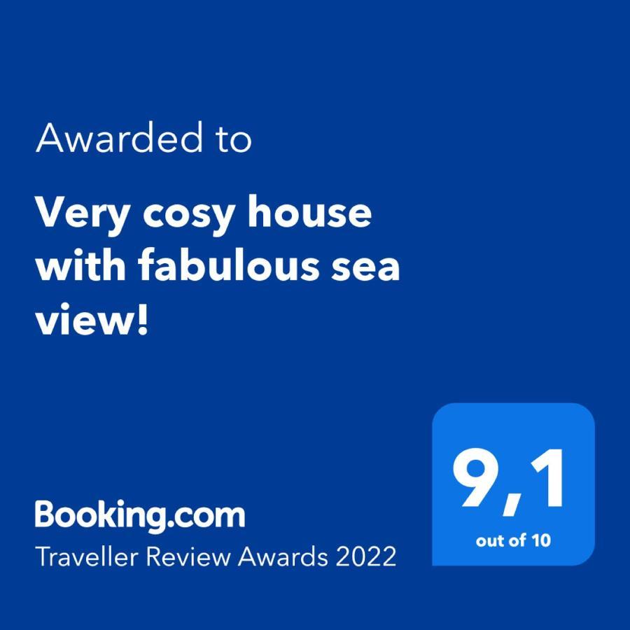Very Cosy House With Fabulous Sea View! Пьетра-Лигуре Экстерьер фото
